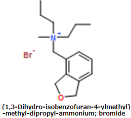 CAS#(1,3-Dihydro-isobenzofuran-4-ylmethyl)-methyl-dipropyl-ammonium; bromide